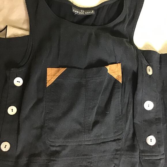 Carole Little Women Dresses Lot of 2 tan Sz10 Black(no sz tag) - Picture 8 of 15